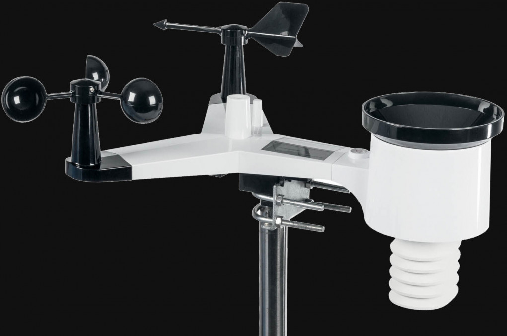 Wetterstation auf dem Dach